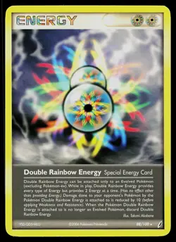 Pokemon Card - Double Rainbow Energy Crystal Guardians 88/100 Rare - Image 1