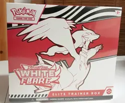 Pokemon TCG: S&V WHITE FLARE Elite Trainer Box FACTORY SEALED ETB FREE SHIPPING - Image 1