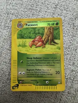 Parasect 27/147 Aquapolis 2003 Reverse Holo E-Reader Pokemon TCG Nintendo - MP - Image 1
