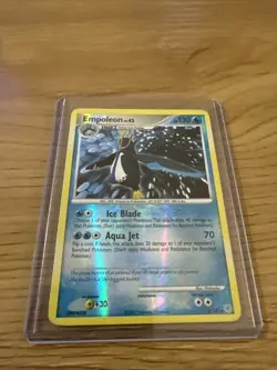 Pokemon TCG - Empoleon 4/130 Diamond Pearl Base Set Reverse Holo Rare - Image 1