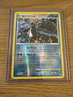 Pokemon TCG - Empoleon 4/130 Diamond Pearl Base Set Reverse Holo Rare - Image 2