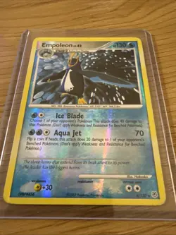Pokemon TCG - Empoleon 4/130 Diamond Pearl Base Set Reverse Holo Rare - Image 5
