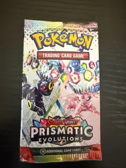 29x EMPTY Pokemon Prismatic Evolutions Booster Packs - Image 3