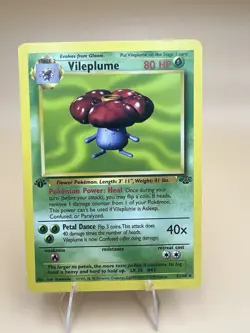 Pokemon Vintage 1st Edition Non-Holo Rare Vileplume - 31/64 Jungle - Wotc 1999 - Image 1