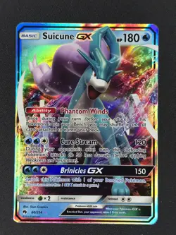 Suicune GX 60/214 Pokemon SM - Lost Thunder NM 🔥 - Image 1