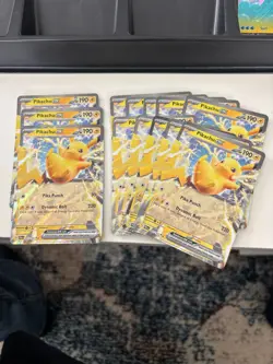 Pokemon Pikachu ex 063/193 SV02: Paldea Evolved Double Rare NM - Image 2