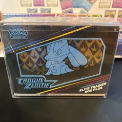 Crown Zenith Pokemon Center Elite Trainer Box Plus ETB - w/plastic case Incl - Image 1