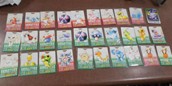 Pokemon Monsters Collection Red/Green Bandai Carddass Vending series Lot of 30 - Image 1