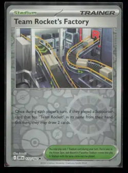 Team Rocket's Factory 173/182 Pokemon Destined Rivals Near Mint Reverse Holo - Image 1
