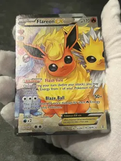 Pokemon TCG Flareon EX RC28/RC32 Generations Radiant Collection Full Art MP - Image 4