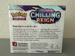 Chilling Reign Booster Box - New Factory Sealed - Pokemon TCG Sword & Shield 820650818462 - Image 2