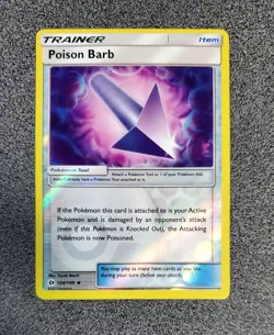 Poison Barb 124/149 Reverse Holo - 2017 Sun & Moon - Pokemon TCG - Image 1