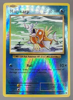 2016 Pokemon XY Evolutions Magikarp #33/108 Reverse Holo - Image 1