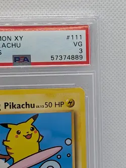 2016 Pokemon XY Surfing Pikachu Evolutions PSA 3 - Image 5