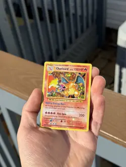 Charizard 11/108 HOLO BLEED Misprint Error Pokemon XY Evolutions VLP - Image 2