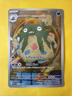 Pokemon TCG Garbodor Illustration Rare White Flare, 141/086, English Edition - Image 1