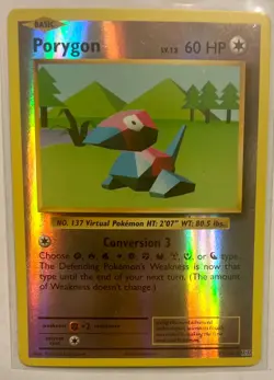 Porygon Reverse Holo 71/108 - XY Evolutions 2016 Pokemon TCG Free shipping!WOW - Image 1