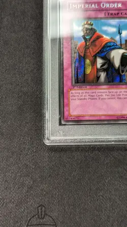 YUGIOH Imperial Order 1st Edition PSV 104 PSA 8 - Image 4