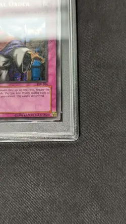 YUGIOH Imperial Order 1st Edition PSV 104 PSA 8 - Image 5