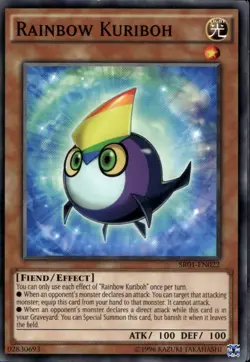 Rainbow Kuriboh 1st Ed Common SR01-EN022 Yu-Gi-Oh! - Image 1