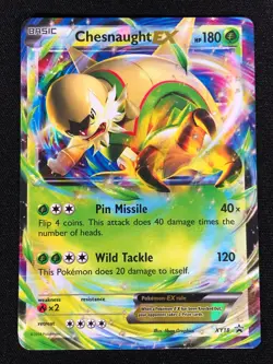 Pokemon Chesnaught EX XY18 Ultra Rare Holo (LP) - Image 1
