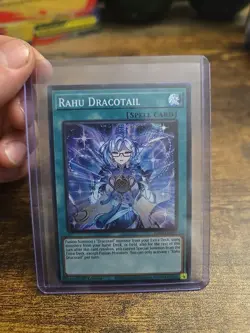 Yu-Gi-Oh! Rahu Dracotail (JUSH-EN009) 1st Edition Collectors Rare NM - Image 1
