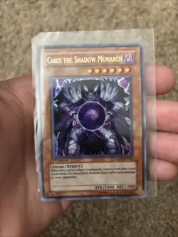 Yugioh Caius The Shadow Monarch SDDE-EN001 Ultra Rare 1st Ed NM - Image 1