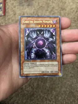 Yugioh Caius The Shadow Monarch SDDE-EN001 Ultra Rare 1st Ed NM - Image 3