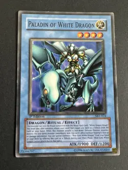 Yu-Gi-Oh! 1st Edition Paladin of White Dragon SKE-024 LP - Image 1
