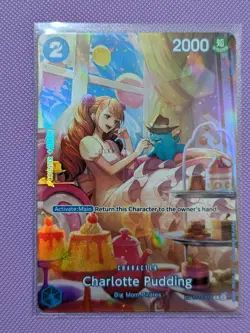 One Piece OP10 Royal Blood Charlotte Pudding SP ST12-012 Alt English NM - Image 1
