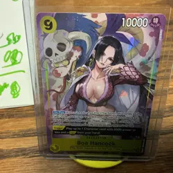 Boa Hancock OP14-112 Alternate Art Azure Sea's Seven One Piece Card English - Image 2