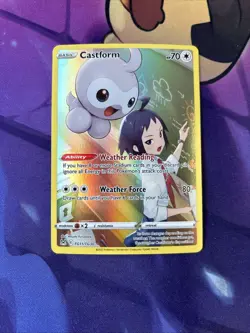 Castform - TG11/TG30 - Pokemon Lost Origins Trainer Gallery Holo Rare Card NM - Image 1