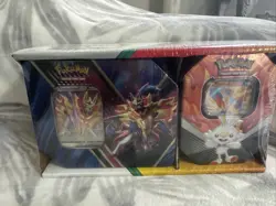 2022 Pokemon 2-Pack Legends of Galar Tins Zamazenta / Cinderace Pokemon Cards 820650100543 - Image 1