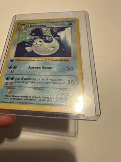 FIRST EDITION DEWGONG SHADOWLESS POKEMON CARD VINTAGE 1st Edition Wotc - Image 3