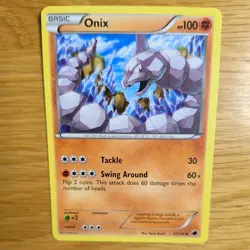 ONIX 61/116 POKEMON CARD (PLASMA FREEZE SET) - Image 1