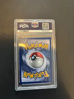 1st Edition Shadowless Tangela 66/102 Base Set Pokemon Card PSA 8 - Image 2