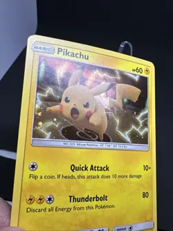Pokemon TCG Pikachu SM227 Black Star Promo Sun & Moon Cosmos Holo 2019 Card - Image 5