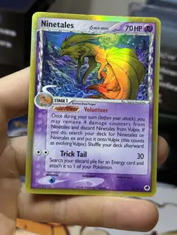 Ninetales 8/101 Delta Species EX Dragon Frontiers 2006 Holo Rare Pokemon Card - Image 3