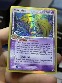 Ninetales 8/101 Delta Species EX Dragon Frontiers 2006 Holo Rare Pokemon Card - Image 4