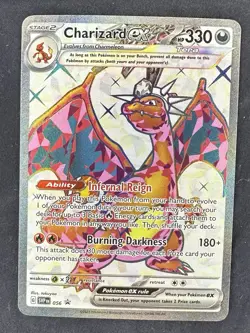 Pokemon Card Charizard ex SVP 056 Scarlet & Violet Promo Full Art - Image 1