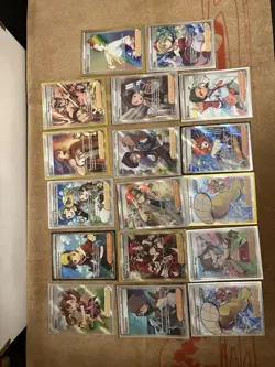 17 Card Full Art Trainer Lot Pokemon TCG - Image 1