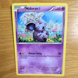 NIDORAN 40/116 POKEMON CARD (PLASMA FREEZE SET) - Image 1