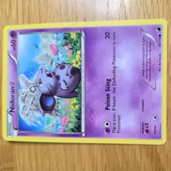 NIDORAN 40/116 POKEMON CARD (PLASMA FREEZE SET) - Image 2
