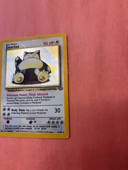 Pokemon TCG Snorlax Jungle Holo Card 11/64 Unlimited Rare MP Condition - Image 2