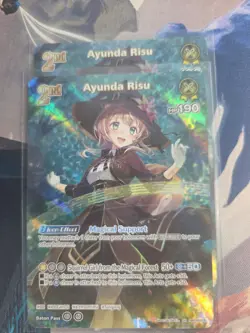 Hololive Card Game hBP03-078 Ayunda Risu SR Elite Spark - Image 1