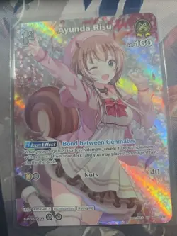 Hololive Card Game hBP03-077 Ayunda Risu SR Elite Spark - Image 1