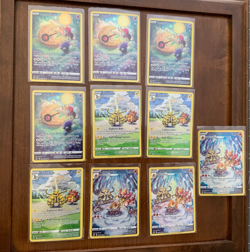 pokemon card lot these are crown zenith 10 cards total - Image 1