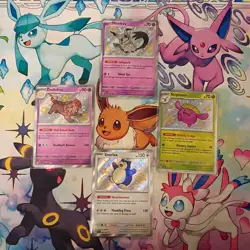 pokemon paldean fates shiny rare card lot - Image 1