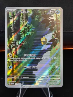 Pokemon TCG Scarlet Violet-151 Holo Illustration Rare Card Psyduck 175/165 - Image 1