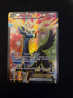 Xerneas EX - 146/146 - Pokemon XY Base Set Full Art FA Ultra Rare Card LP - Image 1